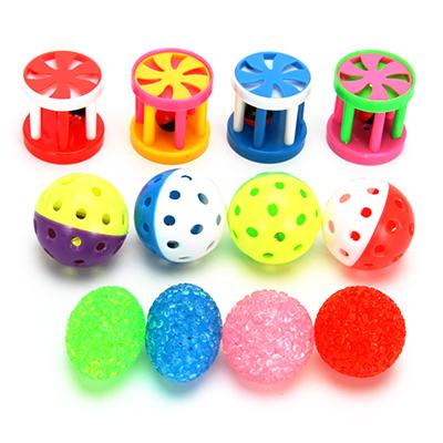 183-013 ИГРУШКА "МЯЧИК/БАРАБАН", ПЛАСТИК, 3,5СМ/4СМ/4,3СМ, 4 ДИЗАЙНА