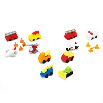 295-012 LASTIKS НАБОР ФИГУРОК-ЛАСТИКОВ, 4-9ШТ, РЕЗИНА, 3 ДИЗАЙНА, Т2