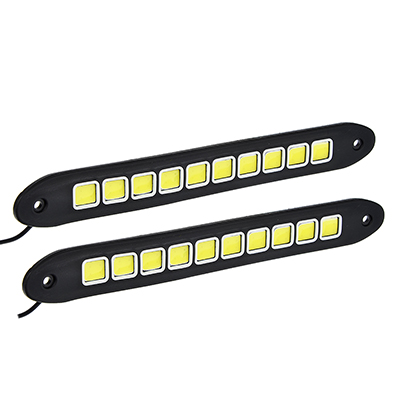 702-036 ДНЕВНЫЕ ХОДОВЫЕ ОГНИ NEW GALAXY, LED 40ШТ, ГИБКИЙ РЕЗИН. КОРП., 260ММ, 12V, БЕЛЫЙ, 2ШТ