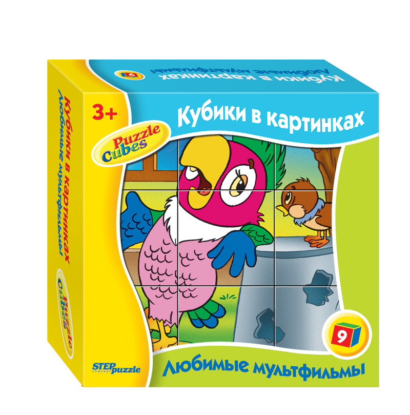 87311 9 кубиков "Любимые мультфильмы"-3