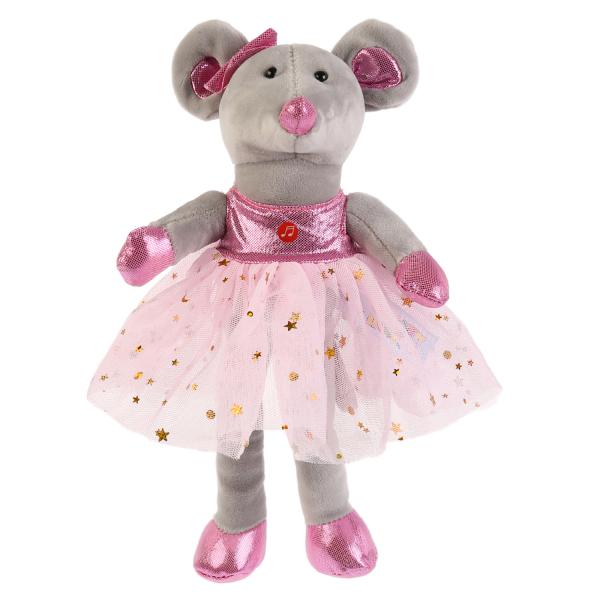 277568 Игрушка мягкая Мышка балерина маленькая 14см