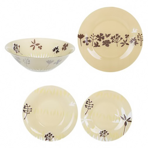 Столовый сервиз HEVEA BEIGE 19пр. 6перс. (N4653)
