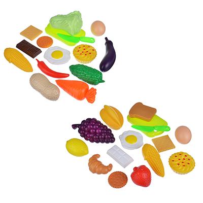 294-062 ИГРОЛЕНД НАБОР ПРОДУКТОВ В СЕТКЕ, 15 ПР., ПЛАСТИК, 15Х21Х15СМ, 2 ДИЗАЙНА