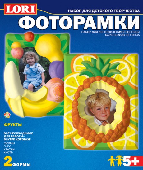 Н-060 Фоторамки из гипса "Фрукты"