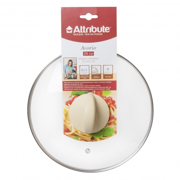 ALS6241 Крышка стеклянная AVORIO 24см	
