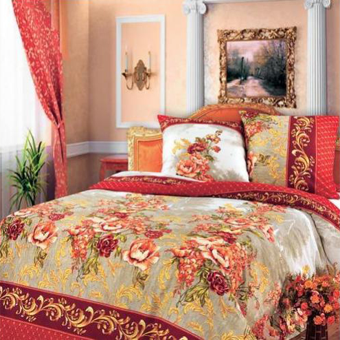 Гобелен (красный) 104 Хлопок 100%