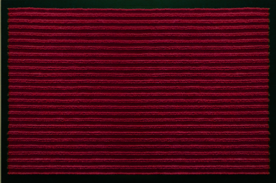 35-034 Коврик влаговпитывающий "Ребристый" 40x60 см, бордовый