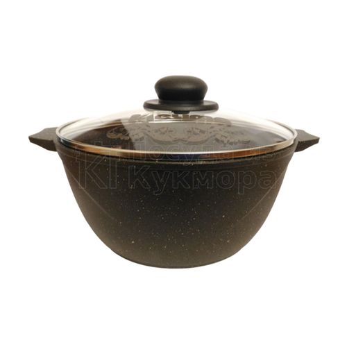 43802 Кастрюля 3л АП Гранит black 