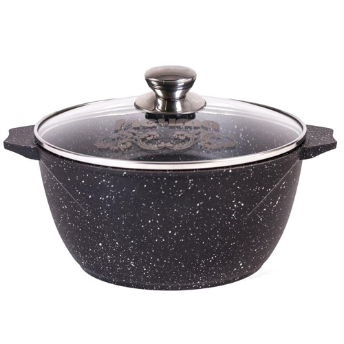 45802 Кастрюля 5л АП Гранит black 