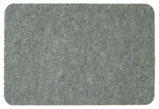 35-021 Коврик придверный "Soft" 50х80 см, серый