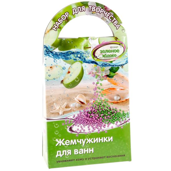227838 ЖЕМЧУЖИНКИ ДЛЯ ВАНН СВОИМИ РУКАМИ С АРОМАТОМ ЗЕЛЕНОГО ЯБЛОКА