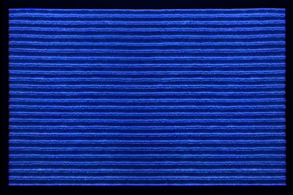 35-035 Коврик влаговпитывающий "Ребристый" 40x60 см, синий