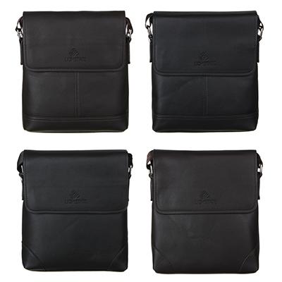 310-809 LIONSTATE СУМКА МУЖСКАЯ ИЗ ИСКУССТВ.КОЖИ, С ДЛИННЫМ РЕМНЕМ, 23Х26Х4СМ, 2 ДИЗАЙНА, 2 ЦВЕТА,   #8606
