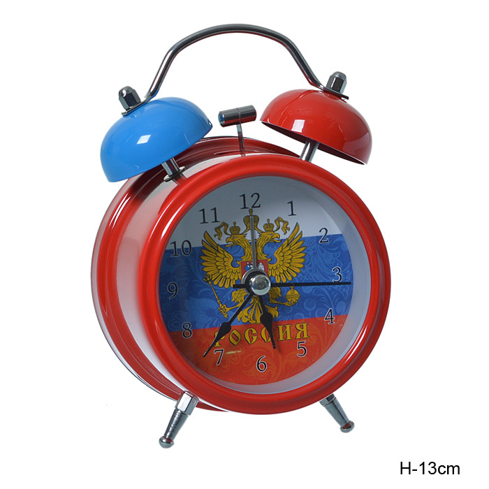 638117 Будильник Россия 13 см