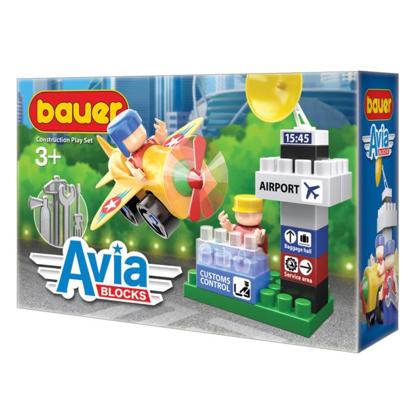 282942 КОНСТРУКТОР БАУЕР "AVIA" НАБОР БАШНЯ ДИСПЕТЧЕРА