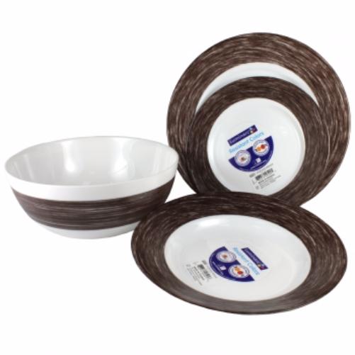Столовый сервиз COLOR DAYS CHOCOLAT 19 предметов (L1509)