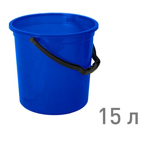 Ведро "ТЮЛЬПАН" 15 л УЛЬТРАМАРИН