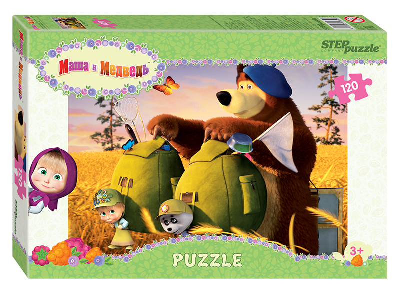75160 Мозаика "puzzle" 120 "Маша и Медведь - 2" 