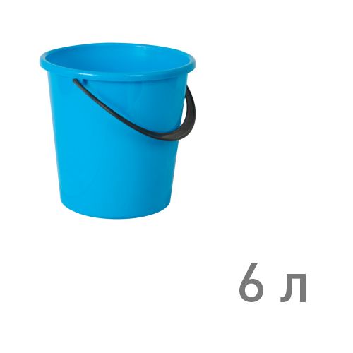 Ведро "РОМАШКА" 6 л ГОЛУБОЙ (г.Пятигорск) 