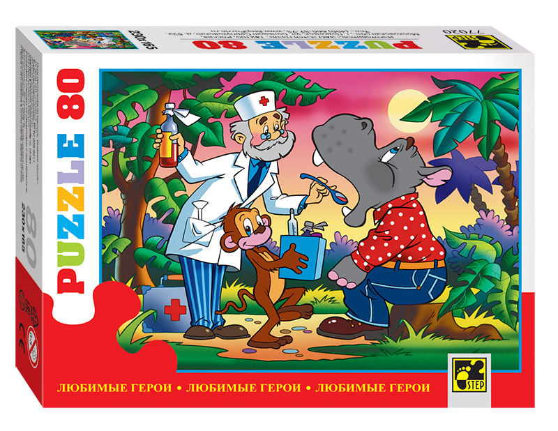 77020 Мозаика "puzzle" 80 "Любимые герои"