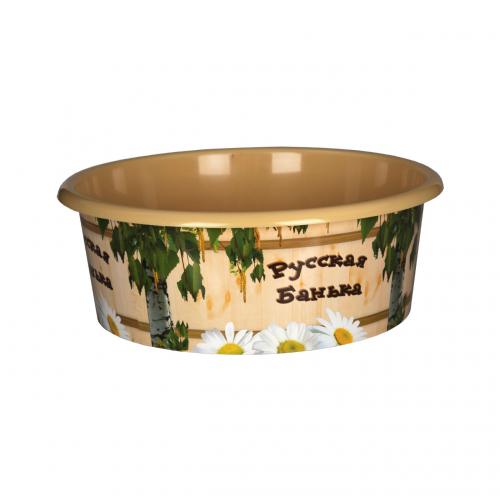 Таз "Русская банька" 20л. М2560