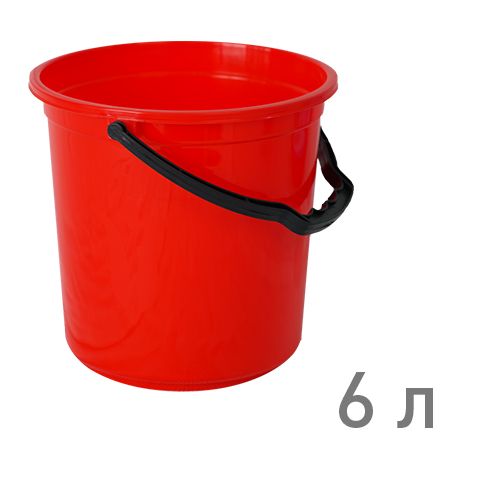 Ведро "ТЮЛЬПАН" 15 л КРАСНЫЙ 